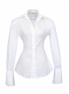 White fitted poplin shirt with padded shoulder.90% Poplin Cotton, 10% PolyesterRef. RG-65W9T2218WH Washing instructions |Hand Wash Made in Egypt Clothing Pieces Png, White Business Outfit, Clothing White Background, White Office Outfit, Fitted Shirts For Women, White Shirt Png, Office Shirts For Women, White Shirt Aesthetic, Poplin Shirt Outfit