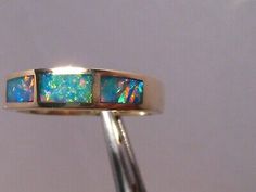 ad eBay - Opal Ring , Solid 14k Yellow Gold  ,  Size 8  , Brilliant  gem opal - Buy Now, click the link (eBay) Fine Rings, Opal Rings, Jewelry Watches, Opal, Jewelry Rings, Fine Jewelry, Gems, Yellow Gold, Yellow