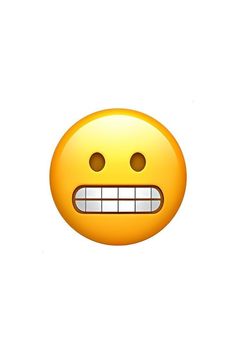 an emoticive yellow smiley face with two eyes and one toothy grin on it's face