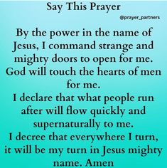 a poem with the words say this prayer