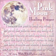 Pink Moon Meaning, Full Moon Spells, Moon Healing, Moon Meaning, Moon Spells, Full Moon Ritual, Moon Witch, White Witch, Wiccan Spells