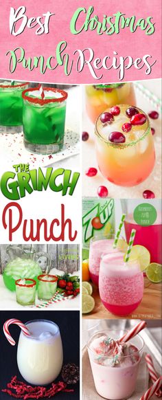 the best christmas punch recipes and drinks