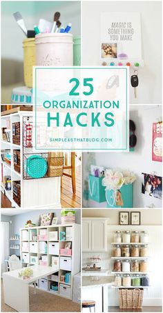 25 organization hacks for small spaces