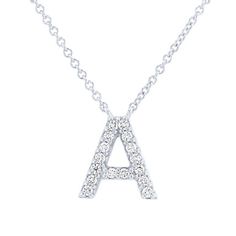 Perfect for every day wear this initial pendant is accented with round brilliant cut diamonds. Diamonds Direct, Initial Pendant Necklace, Initial Pendant, Round Brilliant Cut Diamond, Round Brilliant, Womens Jewelry Necklace, Jewelry Necklace Pendant, Initials, Every Day