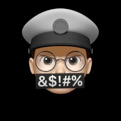 a man wearing glasses and a hat with the words 8 1 % on it in front of his face