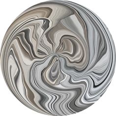 an abstract silver and white design in a circular shape, on a white background stock photo