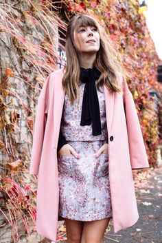 autumn street style | | Jenny Cipoletti of Margo & Me Lemon Breeland, Chicago Spring, Lavender Outfit, Jenny Cipoletti, Autumn Street, Moda Paris, Girlie Style, Street Style Trends, Autumn Street Style