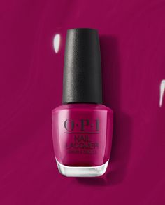 Say oui-oui to this mellowed raspberry crème. Nail Base Coat, No Chip Nails, Beautiful Nail Polish, Purple Nail Polish, Pink Polish, Gel Tips, Opi Nail Polish, Opi Nail Lacquer