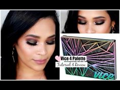 Urban Decay Vice 4 Palette Makeup Tutorial & Mini Review Fall Makeup Tutorial MissLizHeart - YouTube