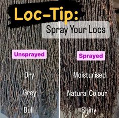 *Healthy Loc Tip*…..Spraying your locs makes all the difference 👌🏾 For more tips and advice on how to maintain healthy Microlocs, head over to vnuslocs.co.uk #vnuslocs #microlocks #microlocs #microinterlocks #microlocservice #microlockservice #healthylocs #healthymicrolocs #loccaretips #microloctips Loc Tips Hair Care, Loc Care Tips, Loc Tips, Hairstyles Locs, Hair Journey Tips, Dreads Care, Micro Locs, Intentional Life