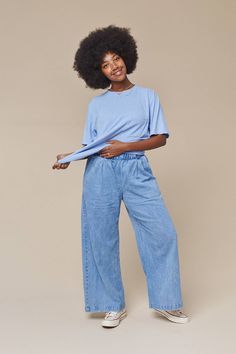 Disco Denim Pant | Jungmaven Hemp Clothing & Accessories - USA Made Disco Denim, Enzyme Cleaner, Hemp Clothing, Studio 54, Activewear Sets, Kimono Jacket, Romper Dress, New Tops, Light Wash Denim