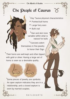 an info sheet describing the different types of hair