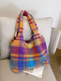 Purple Bag, Orange Bag, Simple Colors, Bird In Bag, Shoulder Tote Bag, Womens Tote, Shoulder Tote, Winter Women, Fashion Handbags