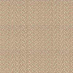 an old wallpaper pattern with small leaves on it's surface, in beige and pink