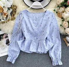 Fancy Shirt, Blouse Casual Fashion, Fashion Top Outfits, Top Shirt Women, Stylish Dresses For Girls, Crop Top Outfits