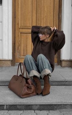 Home Look Outfit, Ootd Autumn, Causual Outfits, Autumn Outfit, Outfit Inspo Fall, Ootd Outfit, Autumn Fashion Women, Fall Winter Outfits