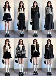 Korean School Outfits, Neat Casual Outfits, Anime School, Cosplay Kawaii, Classy Winter Outfits, Girl Cat, Japanese Kawaii, Effortlessly Chic Outfits, Everyday Fashion Outfits