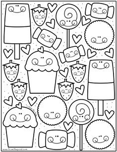 the printable coloring page for kids to color and learn how to make them look like they