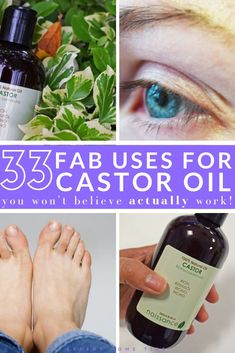 33 Fantastic Uses For Castor Oil (The Miracle Product You NEED To Try) - Expert Home Tips Uses For Castor Oil, Castor Oil Benefits Skin, Castor Oil Pack Benefits, Castor Oil Uses, Castor Oil For Skin, Caster Oil, Castor Oil Benefits, Castor Oil Packs, Essential Oils Health