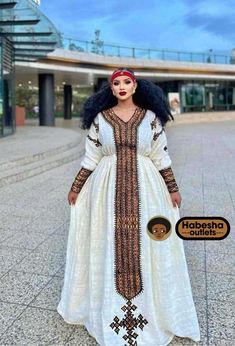 Embrace the timeless beauty of Ethiopian and Eritrean tradition with this stunning Kemis dress, handcrafted with intricate designs and attention to detail. 🌿✨  Perfect for weddings, cultural celebrations, graduation or special occasions, this dress reflects the rich heritage of the Habesha people. Made from high-quality fabric, it combines elegance with comfort for the perfect look. 👗 Features: - Authentic handwoven Ethiopian/Eritrean traditional design - Soft, breathable fabric for all-day co Traditional Clothes For Women, Ethiopian Traditional Clothes, Eritrean Dress, Habesha Dress, Habesha Kemis, Cultural Celebration, Cultural Events, Traditional Dress, Intricate Designs