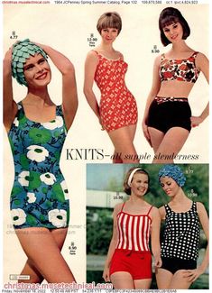 Holiday Ads, Sewing Illustration, 60’s Fashion, Fragrance Campaign, Vintage Bathing Suits, Vintage Swim, Sixties Fashion, Vintage Swimwear