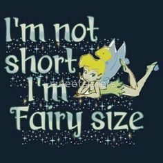 i'm not short, i'm fairy size