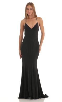 Jocie Open Back Maxi Dress in Black Prom Dresses Tight Fitting, Long Tight Dress, Backless Gowns, Prom Dresses Tight, Prom Night Dress, Black Plain Dress, Long Halter Dress, Spring Outfits Dresses, Backless Long Dress