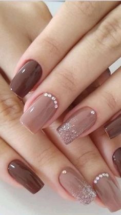 Bridal Nails Designs, Engagement Nails, Gel Nail Designs, Nail Art Ideas, Summer Nail, Nail Extensions, Nail Trends