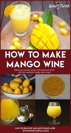 how to make mango wine with the instructions