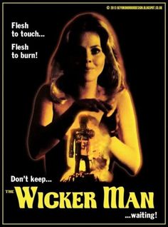 a movie poster for the wicker man