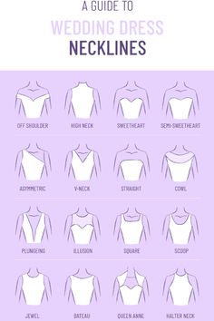 the ultimate guide to wedding dress necklines for every type of bride in your life