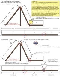 the diagram shows how to build a roof trussing system for a home or office