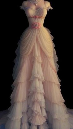 Fantasy Princess Dress Aesthetic, Princess Dresses Medieval, Fairytale Dress Aesthetic, Fashion Fails, Style Royal, Fashion Drawing Dresses