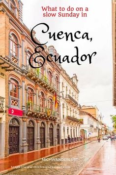 the cover of what to do on a slow sunday in cuenca, guadalajara