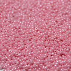 Opaque Dyed Pink Luster ~ 11/0 JSB 427C Japanese Seed Bead Festive Pink Polished Beads, Bohemian Round Pink Beads, Affordable Handmade Pink Beads, Cheap Pink Faceted Beads, Pink Round Faceted Beads, Pink Polished Round Beads, Beads Making, Jewelry Creation, Vibrant Colors