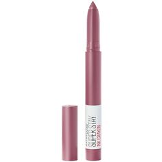 Maybelline Superstay Ink Crayon Stay Exceptional - 0.04oz Maybelline Superstay Ink Crayon, Superstay Maybelline, Matte Lipstick Colors, Crayon Lipstick, Maybelline Superstay, Seek Adventure, Long Wear Lipstick, Cheap Makeup, Beauty Make-up