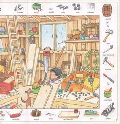 an image of a child's work room with tools