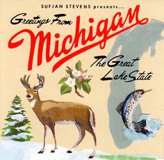 an advertisement for michigan, the great lake state