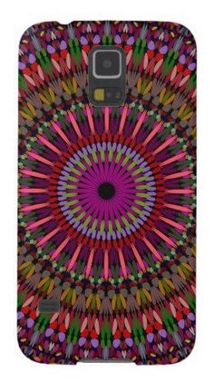 a colorful phone case with an abstract design on the front and back cover for samsung s4