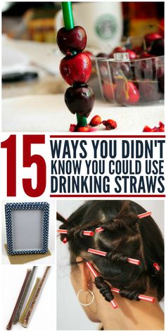 the top ten things you didn't know you could use for drinking straws