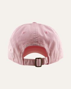 Customize your baseball cap with your child's initial in a variety of available colors. Great for playtime in the sun and gifting! Our baseball caps feature a six-panel fitted construction and adjustable metal clasp for a comfortable fit. Made from 100% cotton. Trendy Solid Color Adjustable Dad Hat, Trendy Adjustable Solid Dad Hat, Adjustable Baseball Cap With Curved Visor, Pink Curved Bill Hat For Baseball Season, Adjustable Curved Visor Hat For Baseball Season, Solid Color Dad Hat For Baseball Season, Pink Adjustable Baseball Cap, Pink Adjustable Baseball Cap For Everyday, Adjustable Baseball Cap Dad Hat For Everyday