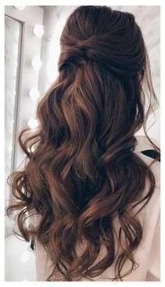 Long Hair Wedding Styles, בר מצווה, Wedding Hair Inspiration, Wedding Hair Down, Long Wavy Hair