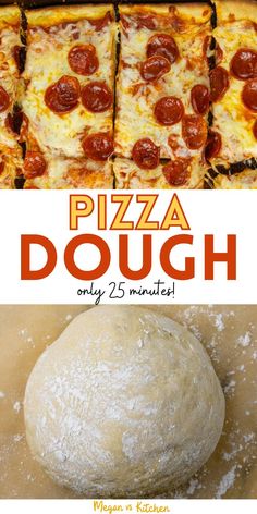 Create the perfect pizza night with this easy homemade pizza dough! Ready in 25 minutes, it delivers a fluffy crust with crispy edges. This quick pizza dough recipe is great for busy nights and can be frozen for future meals.