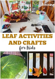 leaf activities and crafts for kids