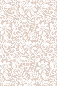 a beige and white wallpaper with an intricate design