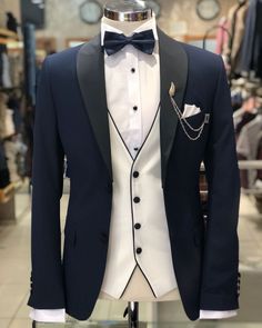 Color Code: Navy Blue Available Size:  46-48-50-52-54-56 Suit Material: 51% Cotton, 49% Linen Machine Washable: No Fitting: Slim-Fit Package Include: Suit Clothes Coat, Vest & Pants  #navybluesuit #weddingsuit #tuxedo #suit Navy Slim Fit Suit, Formal Wedding Suit, Navy Blue Tuxedos, Blue Tuxedos, Slim Fit Tuxedo, Wedding Dress Men, Dress Suits For Men, Slim Suit