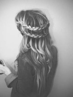 trenzas Waterfall Braid, Bohol, Penteado Cabelo Curto