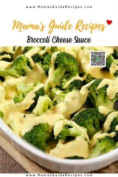 Bacon Orzo, Broccoli With Cheese Sauce, Broccoli Cheese Sauce, Broccoli With Cheese, Orzo Rice, Recipe For Broccoli, Cheese Sauce For Broccoli, Broccoli Cheese, Fresh Broccoli