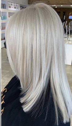 Platinum Blonde Hair Over 50, Silver Blonde Hair, Bleach Blonde Hair, Straight Blonde Hair, Dark Roots Blonde Hair, Ash Blonde Hair