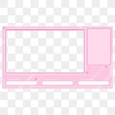 a pink computer screen on a white background, with no image or text in it